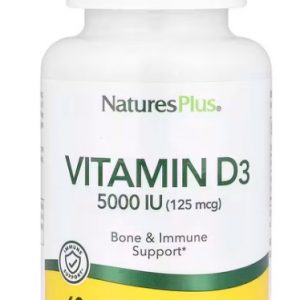 NaturesPlus Immune Vitamin D3 5000IU 60caps