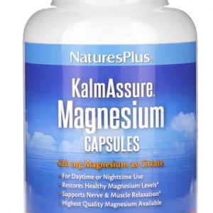 NaturesPlus KalmAssure Magnesium Capsules 420mg 120 Veg Capsules