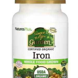NaturesPlus Source Of Life Garden Iron 18mg 30 Caps