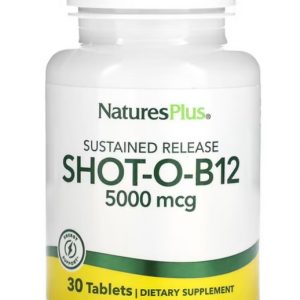 NaturesPlus Shot O B12 5,000mg 30 Lozenges