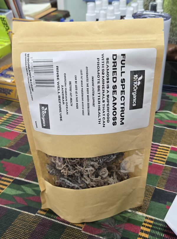 10/10 Organics Dried Purple Seamoss 100g