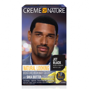 Creme of nature Natural looking moisture rich liquid hair colour with shea butter conditioner jet black