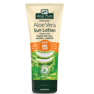 Aloe Pura Organic Aloe Vera sun lotion SPF 25