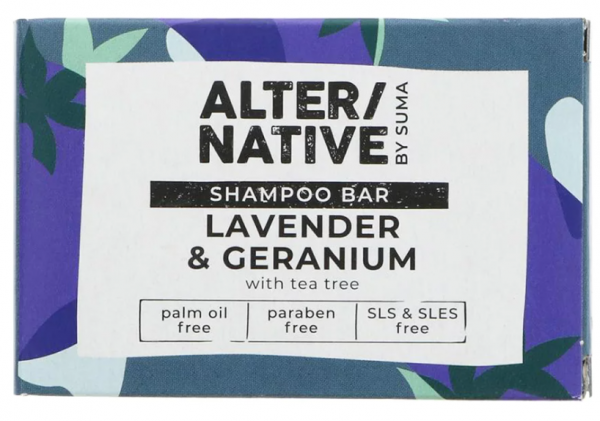 Alter Native Lavender & Geranium Shampoo Bar 95g