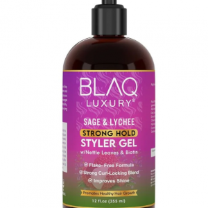 Blaq Luxury Sage & Lychee Exotic Blend Strong Hold Styler Gel