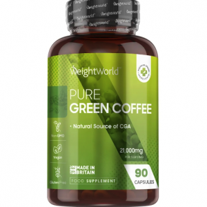Solaray Green Coffee Bean Extract 400mg 60 Vegan Friendly Capsules Expiry 11/16