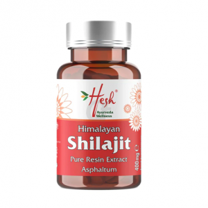 Ayumi Himalayan Shilajit Asphaltum pure resin extract 400mg 60 Vegan Caps