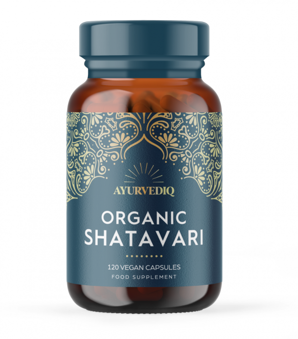 Ayurvediq Wellness Organic Shatavari 120 Vegan Capsules