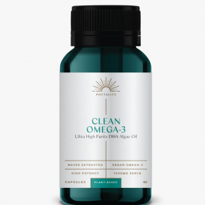 Phytality Clean Omega 3 Ultra High Purity DHA Algae Oil 60 Capsules