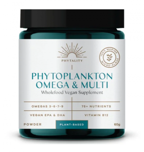 Phytality Phytoplankton Omega & Multi Whole-food Vegan Supplement Powder 60g