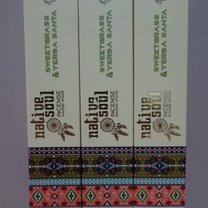 Native Soul Sweetgrass & Yerba Santa Incense Sticks