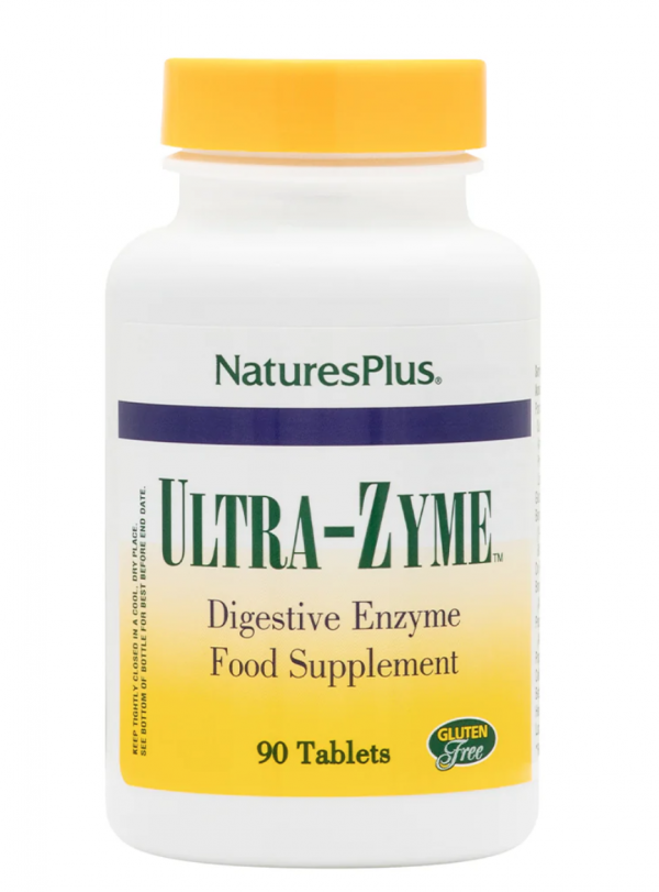 NaturesPlus Ultra-Zyme Digestive Enzymes Supplement 90 Tablets