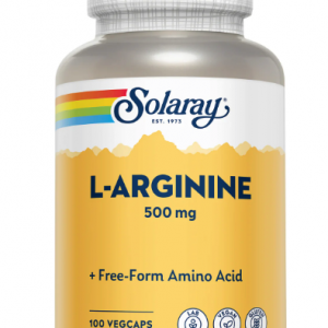 Solaray L-Arginine 500mg 100 Vegan Caps