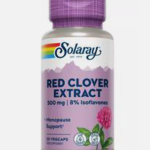 Solaray Red Clover Extract 500mg | 8% Isoflavones 30 Vegcaps