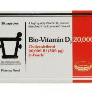 Pharma Nord D-Pearls Bio-Vitamin D3 Cholecalciferol 20,000 IU 30 Capsules