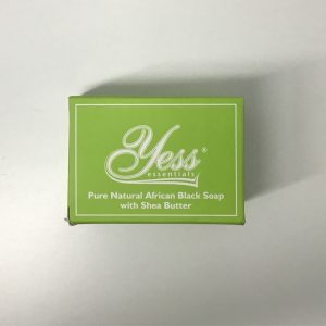 Yess Pure Natural African Black Soap with Shea Butter 200g