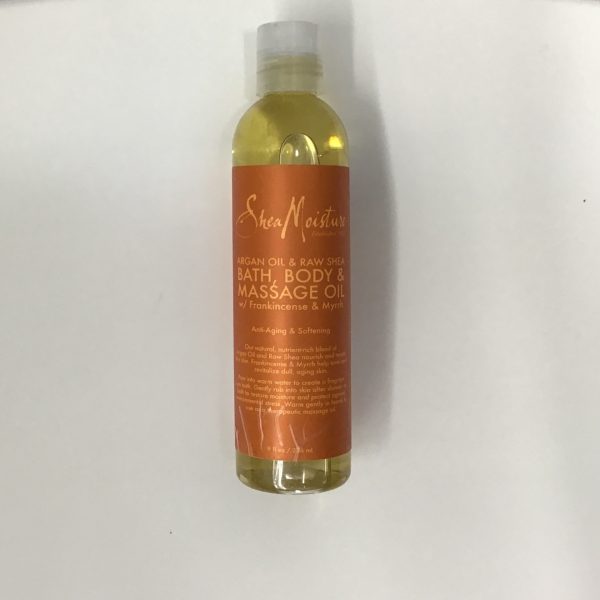 Shea Moisture Argan Oil & Raw Shea Bath, Body Massage Oil