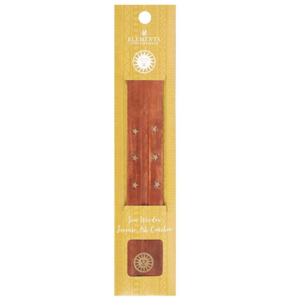 Mystic Moon Wooden Incense Ash Catcher