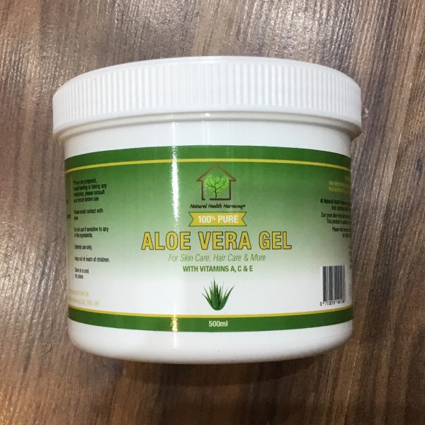 Natural Health Harmony Aloe Vera Gel w/ Vitamins A,C & E 500ml