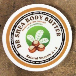 Dr Shea Body Butter Fragrance Free Organic 100% Vegan Friendly 200ml