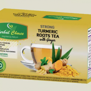 Herbal Choice Strong Tumeric Roots with Ginger & Black Pepper