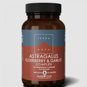Terra Nova Astragalus Elderberry & Garlic Complex 100 Vegetarian Capsules