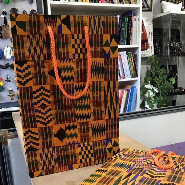 Kente Print Gift Bag