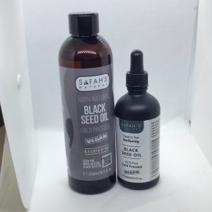 Safah’s Natural 100% Pure Cold Pressed Black Seed Oil (Black Cumin seed)