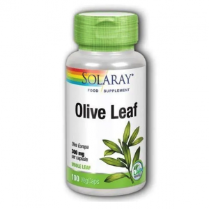 Solaray Olive Leaf 300mg Whole Leaf 100 Vegcaps