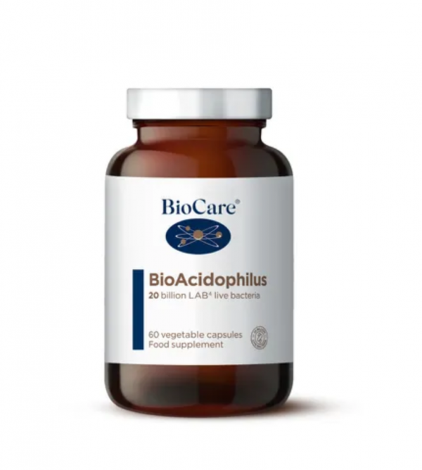 BioCare BioAcidophilus 60 vegetable capsules