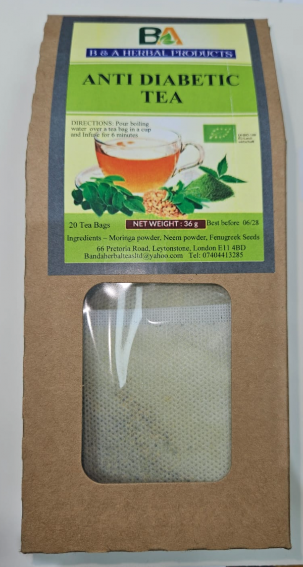 B & A Herbal Products Anti Diabetic Tea