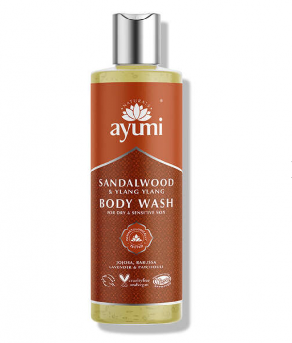 Ayumi Naturals Ylang Ylang & Sandalwood Body Wash 250ml