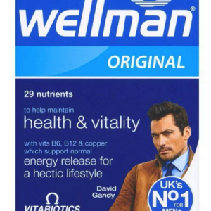Vitabiotics Wellman Original 30 Tablets - Health Vitality Energy Release