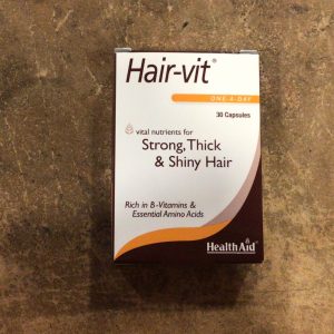 Health Aid Hair-vit Strong, Thick & Shiny Hair 30 Capsules