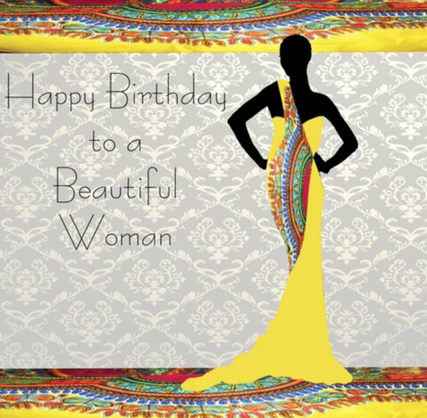 NN472 Candace 2 Nsaa Nefateri Black Birthday cards for women