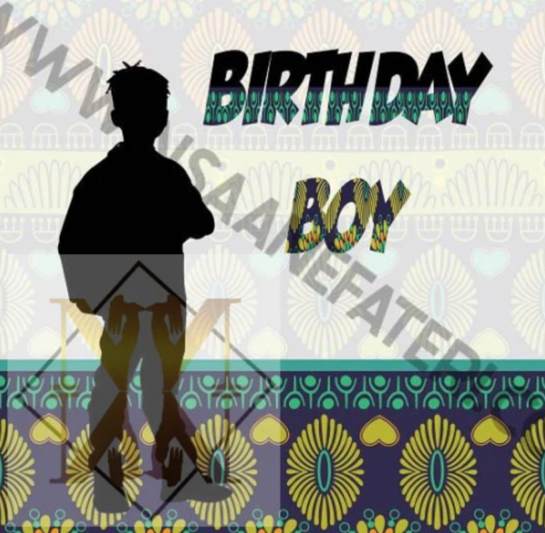 NN867 Super Duper Prince Black Birthday card for boys