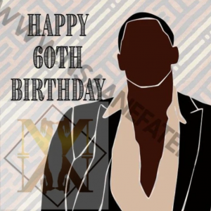 NN874 Kool Sixty Black Birthday cards for Men