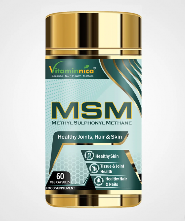 Vitaminnica Methyl Sulphonyl Methane (MSM)- 60 Capsules