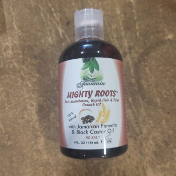 Fountain Mighty Roots Root Stimulation Rapid Hair & Edge Growth Oil with Jamaican Castor Oil 118ml
