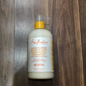 Shea Moisture Coconut Custard Make it Last Wash N Go Shampoo