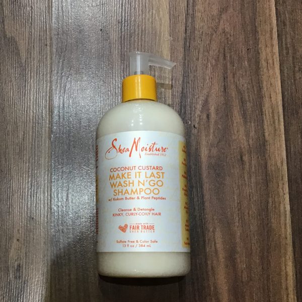 Shea Moisture Coconut Custard Make it Last Wash N Go Shampoo