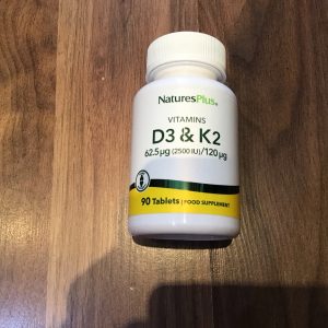 NaturesPlus vitamins D3 & K2 2520iu 90 Caps