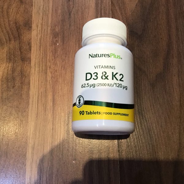 NaturesPlus vitamins D3 & K2 2520iu 90 Caps