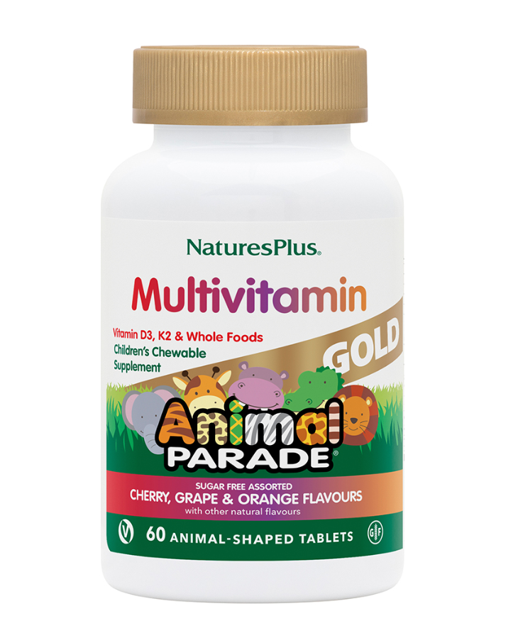 NaturesPlus Animal Parade Gold 60 Chewable VCaps