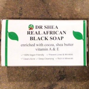 Dr Shea African Black Soap Fragrance Free 100g
