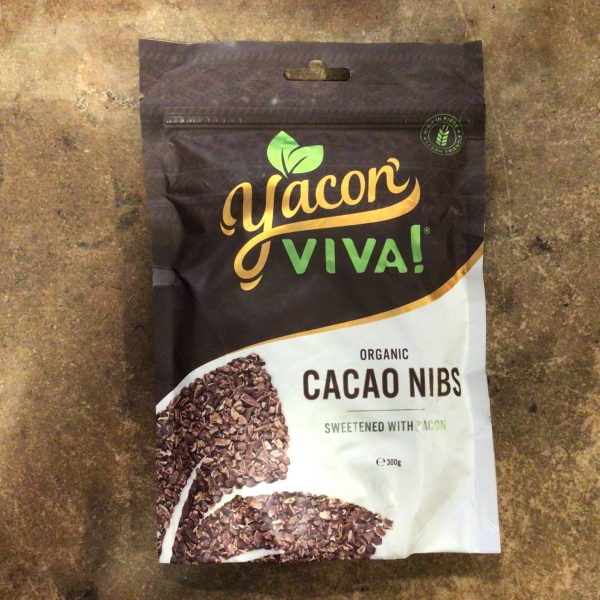 Yacon viva Organic Cacao Nibs 300g sweetened with Yacon