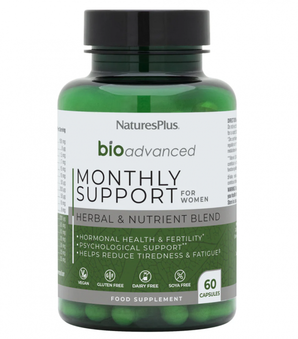 NaturesPlus bio adanced Monthly Support for Women 60 caps