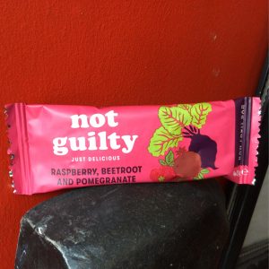 Not Guilty Just Delicious Raspberry Beetroot Pomegranate Bar 40g