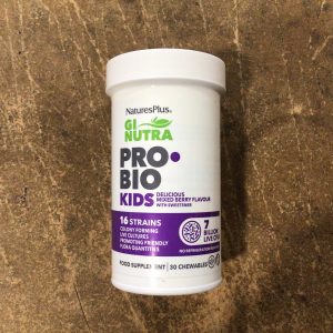 NaturesPlus GI Nutra Pro Bio Kids 16 strains (7 Billion Live CFU) 30 chews