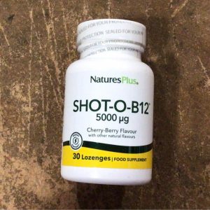 NaturesPlus Shot O B12 5,000mg 30 Lozenges